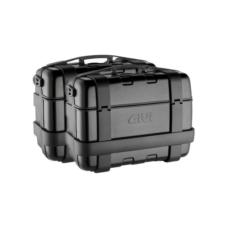 TRK33 + TRK46 : Givi Trekker 33/46L Side Cases Honda Transalp XL750