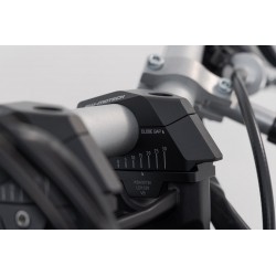 LEH.00.039.31000/B : SW-Motech Handlebar Raises with Adjustable Offset Honda Transalp XL750