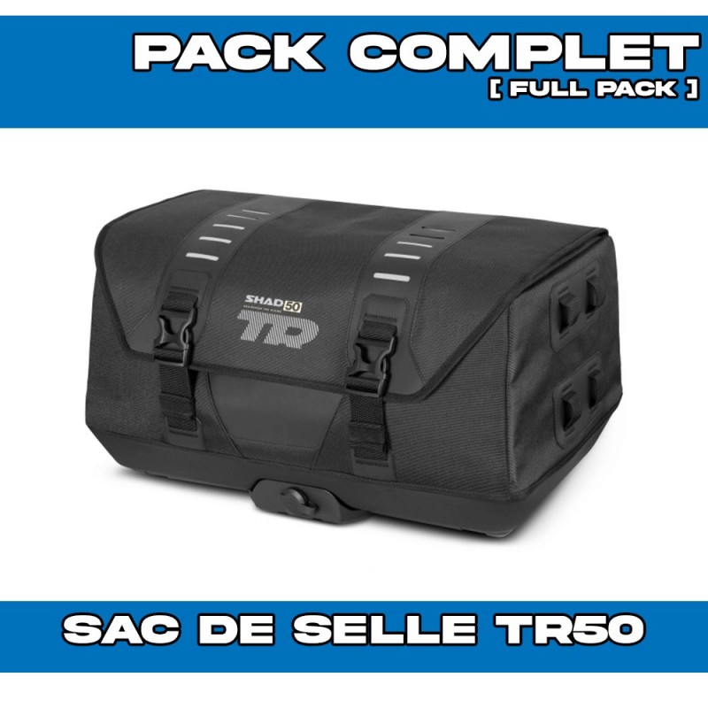 PACK-H0TR73ST-X0TR50 : Pacchetto Borsa da Sella Shad TR50 Honda Transalp XL750