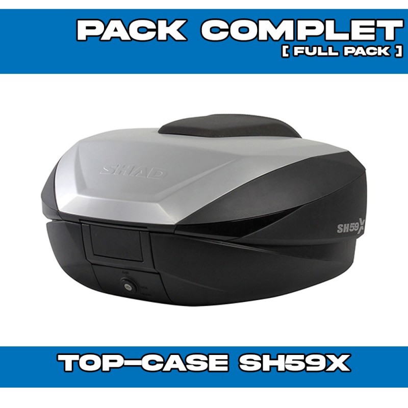 PACK-H0TR73ST-D0B59200 : Pacchetto Top-Case Shad SH59X Honda Transalp XL750