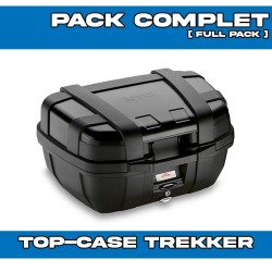 PACK-SR1201-TRK52B : Givi Trekker 52L Top-Case Pack Schwarz Honda Transalp XL750