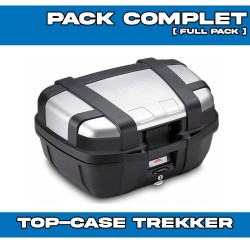 PACK-SR1201-TRK52N : Givi Trekker 52L Alu Topcase-Set Honda Transalp XL750