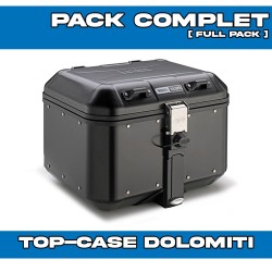 PACK-SR1201-DLM46B : Givi Dolomiti 46L Black Top-Case Pack Honda Transalp XL750