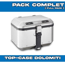 PACK-SR1201-DLM46A : Givi Dolomiti 46L Alu Kit Honda Transalp XL750