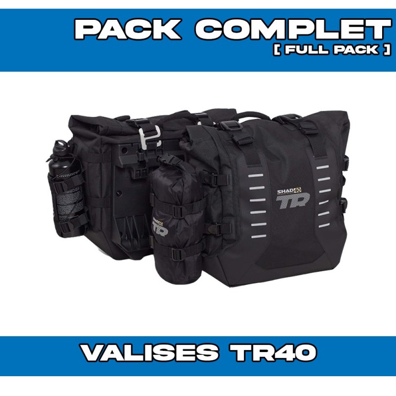 PACK-H0TR734P-X0TR401 : Pack Maletas laterales Shad TR40 Honda Transalp XL750