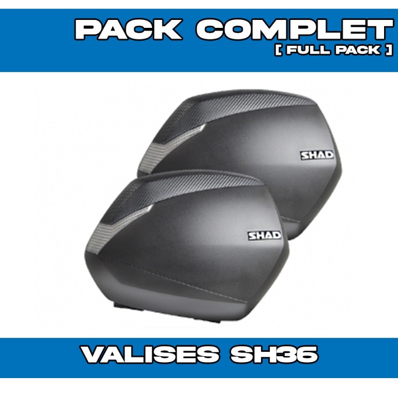 PACK-H0TR734P-D0B36200 : Pack Maletas laterales Shad SH36 Honda Transalp XL750