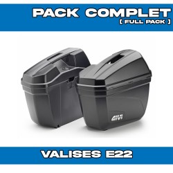 PACK-PLR1144-E22N : Givi E22 Seitenkoffer-Pack Honda Transalp XL750