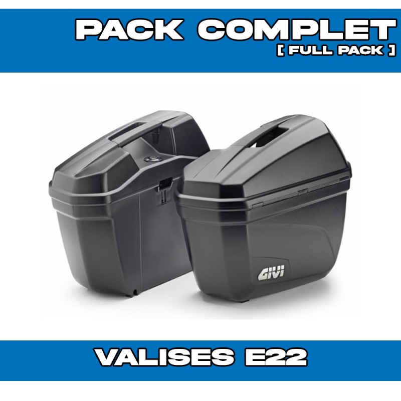 PACK-PLR1144-E22N : Givi E22 Seitentaschen-Set Honda Transalp XL750