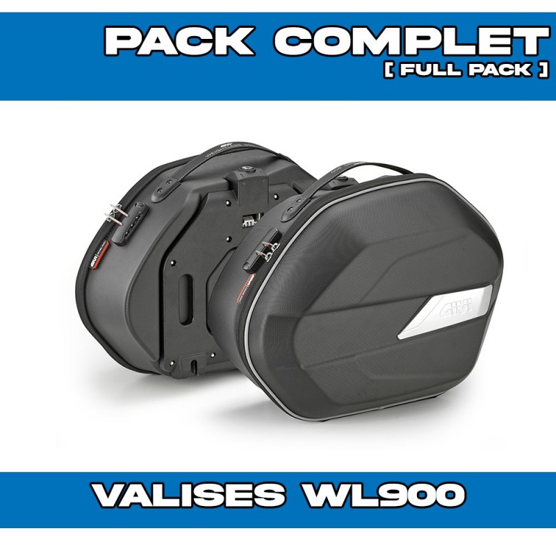 PACK-PLR1144-WL900 : Givi WL900 Side Cases Pack Honda Transalp XL750