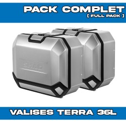 PACK-H0TR734P-D0TR36100L/R : Pack Seitenkoffer Shad Terra 36L Alu Honda Transalp XL750