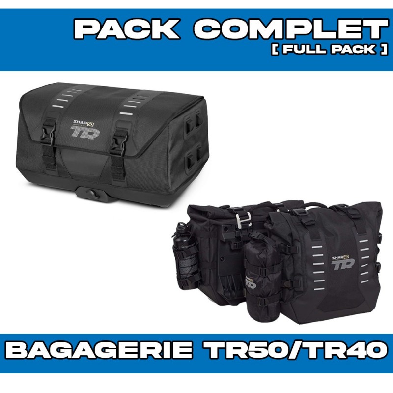 PACK-H0TR73-X0TR50/401 : Pacchetto Bagagli Shad TR50/TR40 Honda Transalp XL750