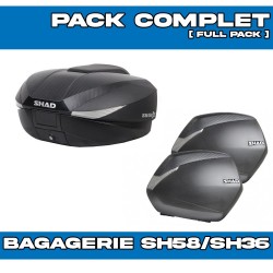 PACK-H0TR73-D0B58/36200 : Pack Gepäck Shad SH58X/SH36 Honda Transalp XL750