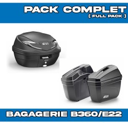 PACK-1201-B360NT2/E22N : Givi B360 / E22 Luggage Kit Honda Transalp XL750