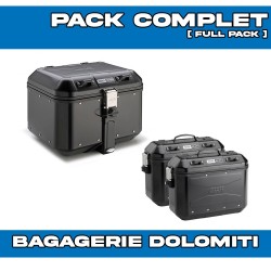 PACK-1201-DLMB : Givi Dolomiti Black Luggage Kit Honda Transalp XL750