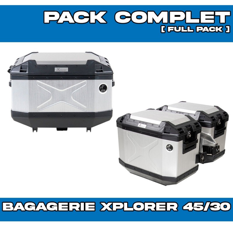 PACK-XPLORERB-30/30 : Hepco-Becker Xplorer 45/30/30L Alu Gepäckset Honda Transalp XL750