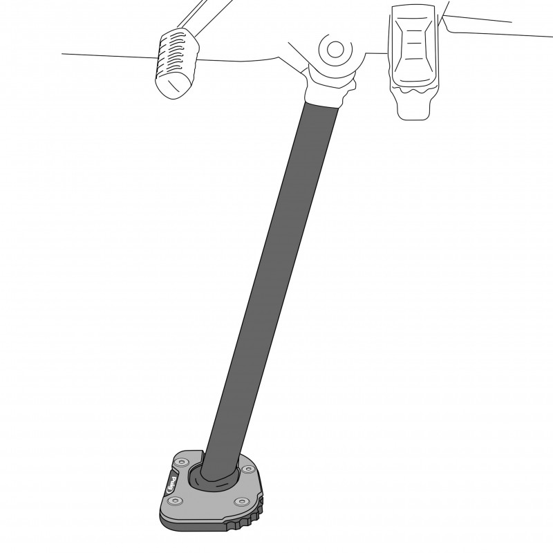 21670N : Estensione cavalletto Puig Honda Transalp XL750