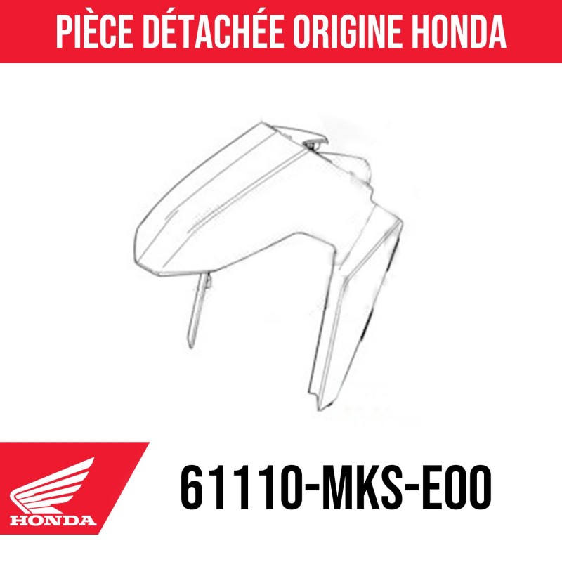 61110-MKS-E00 : Garde-boue avant Honda Honda Transalp XL750