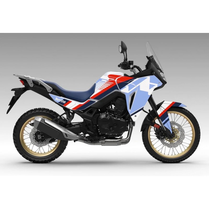 burn-out-jets : Dekorationsset Aufkleber Burn-Out Design Jets Honda Transalp XL750