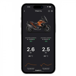 RTPS-2 : Système de surveillance de pression Rideet TPMS Pro Honda Transalp XL750