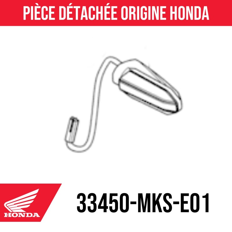 33450-MKS-E01 : Indicatore di direzione anteriore Honda Honda Transalp XL750