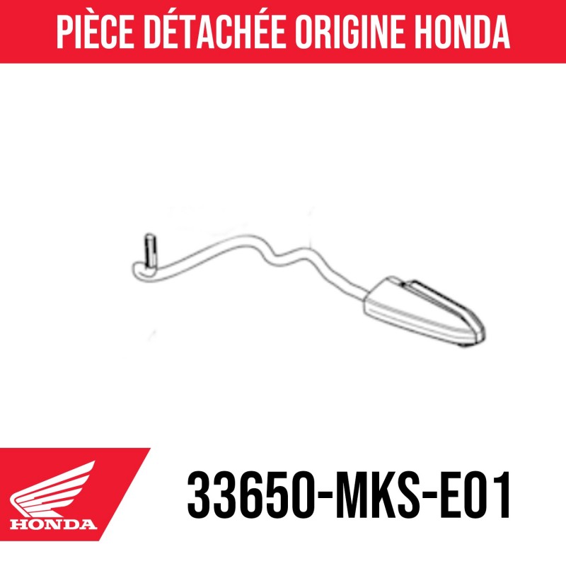 33650-MKS-E01 : Indicador de dirección trasero Honda Honda Transalp XL750