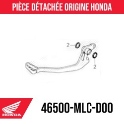 46500-MLC-D00 : Honda Bremspedal Honda Transalp XL750