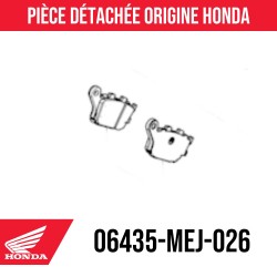 06435-MEJ-026 : Pastiglie posteriori Honda Honda Transalp XL750