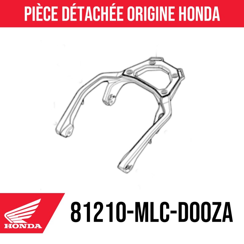 81210-MLC-D00ZA : Honda Luggage Rack Honda Transalp XL750