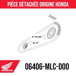 06406-MLC-D00 : Kit catena Honda Honda Transalp XL750