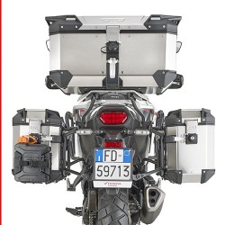 PLO1201CAM : Givi Monokey Trekker/Outback Side Case Racks Honda Transalp XL750